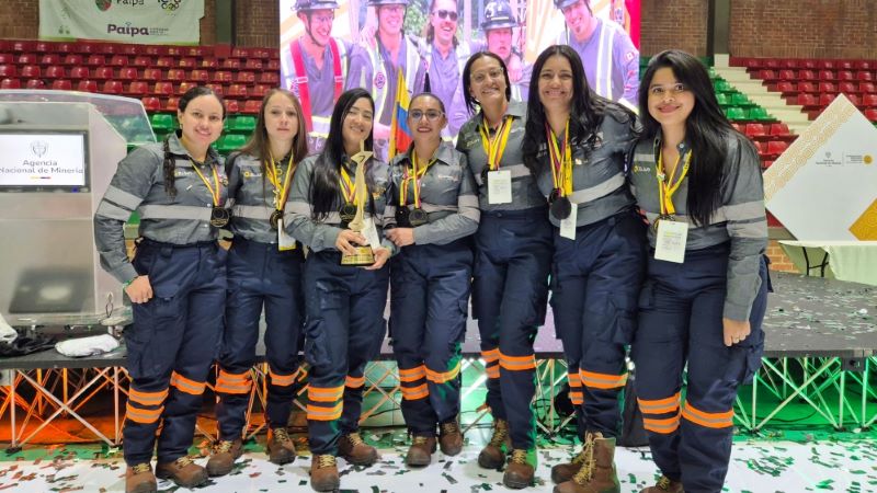 Continental Gold Women’s Team Wins First Place at International Mines Rescue Competition in Colombia